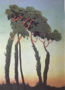 Felix  Vallotton, Landscape with Trees (nn03)